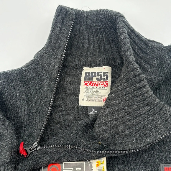 Y2K Wool Blend Tech Sweater RP55 Outrek Size XL - Picture 7 of 7